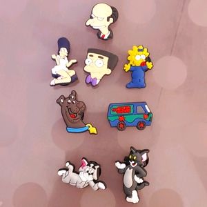 Old cartoon Croc charms.